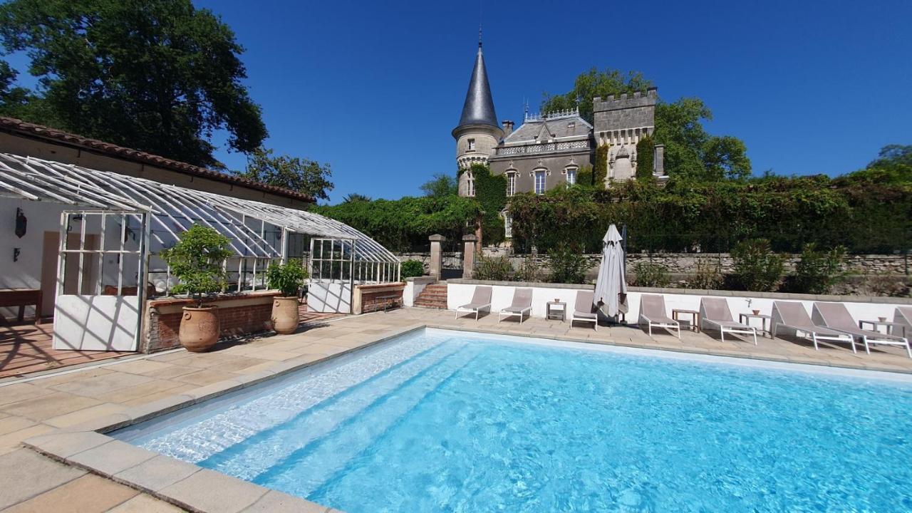 Chateau Belle Epoque - Chambres D'Hotes & Gites Linxe Exterior foto