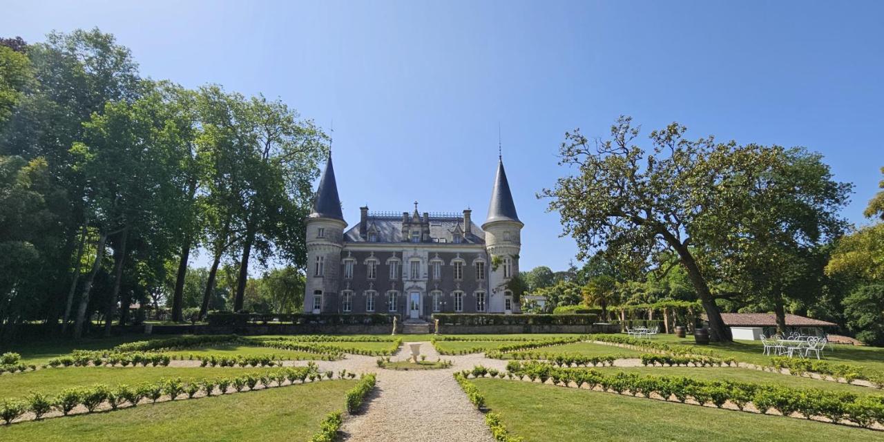Chateau Belle Epoque - Chambres D'Hotes & Gites Linxe Exterior foto